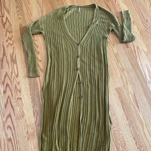Free People - Long cardigan duster